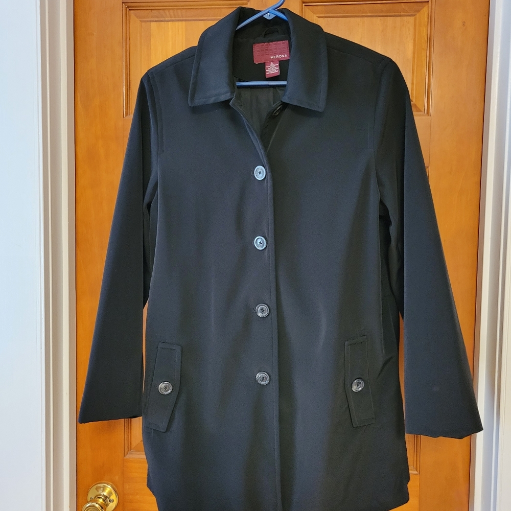 Ladies long black jacket